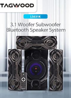 Tagwood 12000W  631K 3.1CH Woofer Subwoofer Bluetooth Cinema Home theater System Bluetooth Hi-Fi Speaker Speaker System woofer