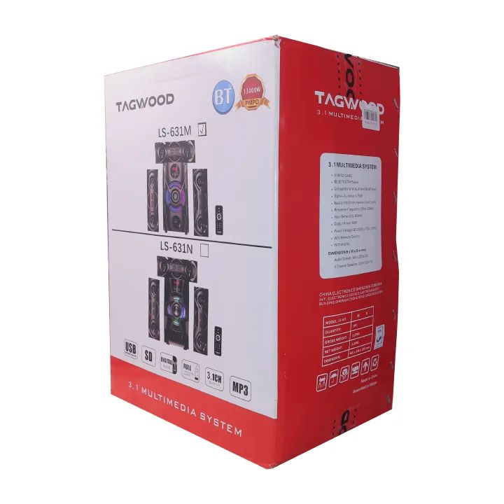 Tagwood 13000W 631M 3.1CH Woofer Subwoofer Bluetooth Cinema Home theater System Bluetooth Hi-Fi Speaker Speaker System woofer