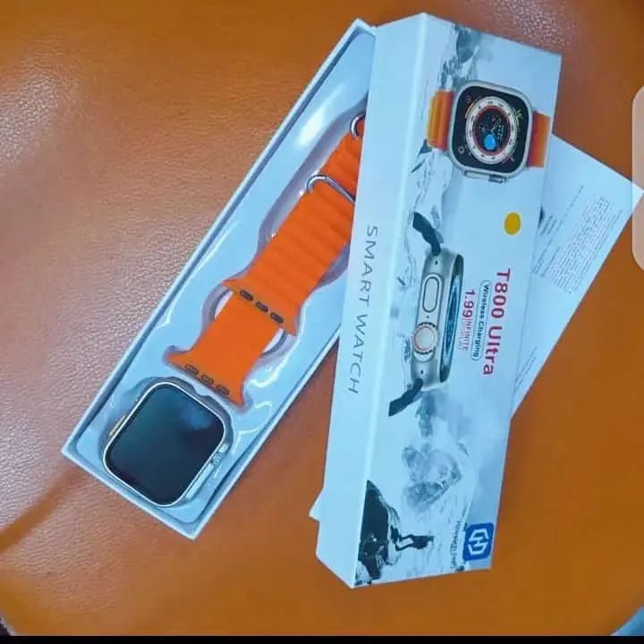 Smart Watch T800 Ultra Series 1.9inch Display For Men Women (Answer/Make Call), IP4 Waterproof, 123 Sports Modes, 8 Unique UI Interactions, SpO2, 24/7 Heart Rate Tracking, Sleep Monitor, Pedometer,