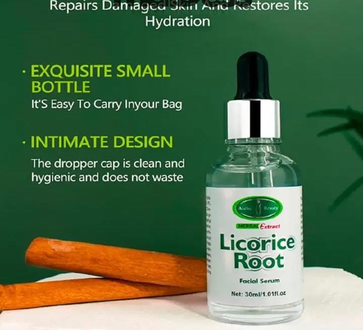 Licorice Root Facial Serum for removing impand dark spots