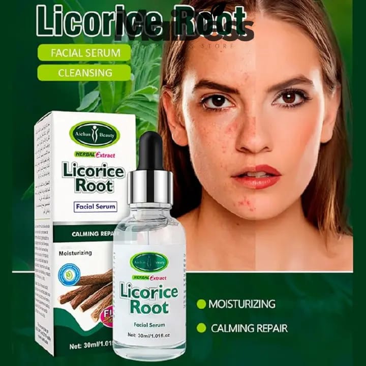 Licorice Root Facial Serum for removing impand dark spots