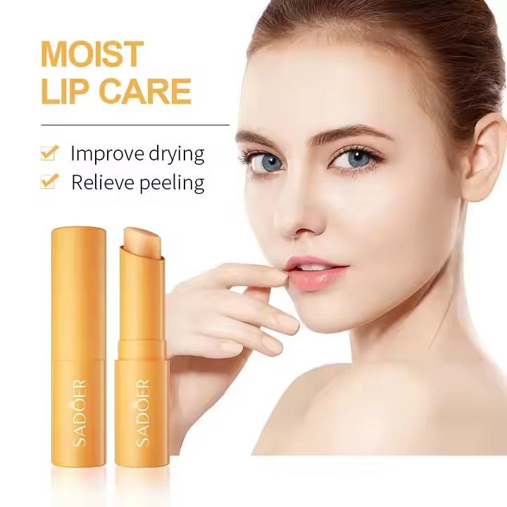 Set of 2 Sadoer  Lip Care Hydrating Vitamin C moisturizing Lip Balm