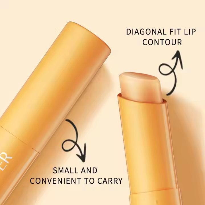 Set of 2 Sadoer  Lip Care Hydrating Vitamin C moisturizing Lip Balm