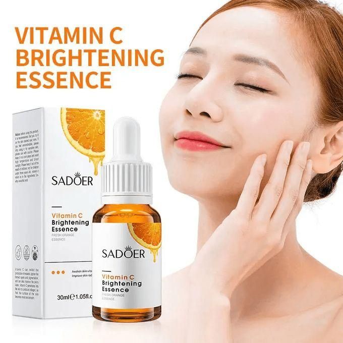 Set 4 in 1, SADOER Vitamin C Cleanser + Vitamin C Cream+ Face Brightening Serum+ Vitamin C Lip Brightening Lip balm Revitalize your skin with our  skincare routine set, designed to rejuvenate