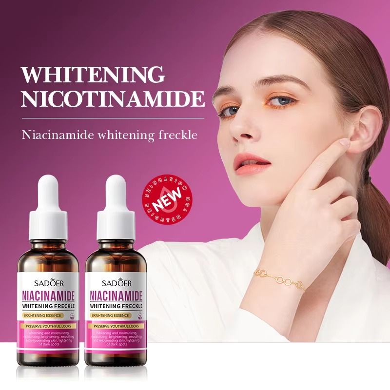 2 Pieces Sadoer Niacinamide Serum for Face, Anti Aging Serum, Hydrating Serum for Moisturize Skin, Oil Control, Pore Reducer, Reduces Skin Dullness and Delay Aging, Niacinamide Face Serum for all Skin
