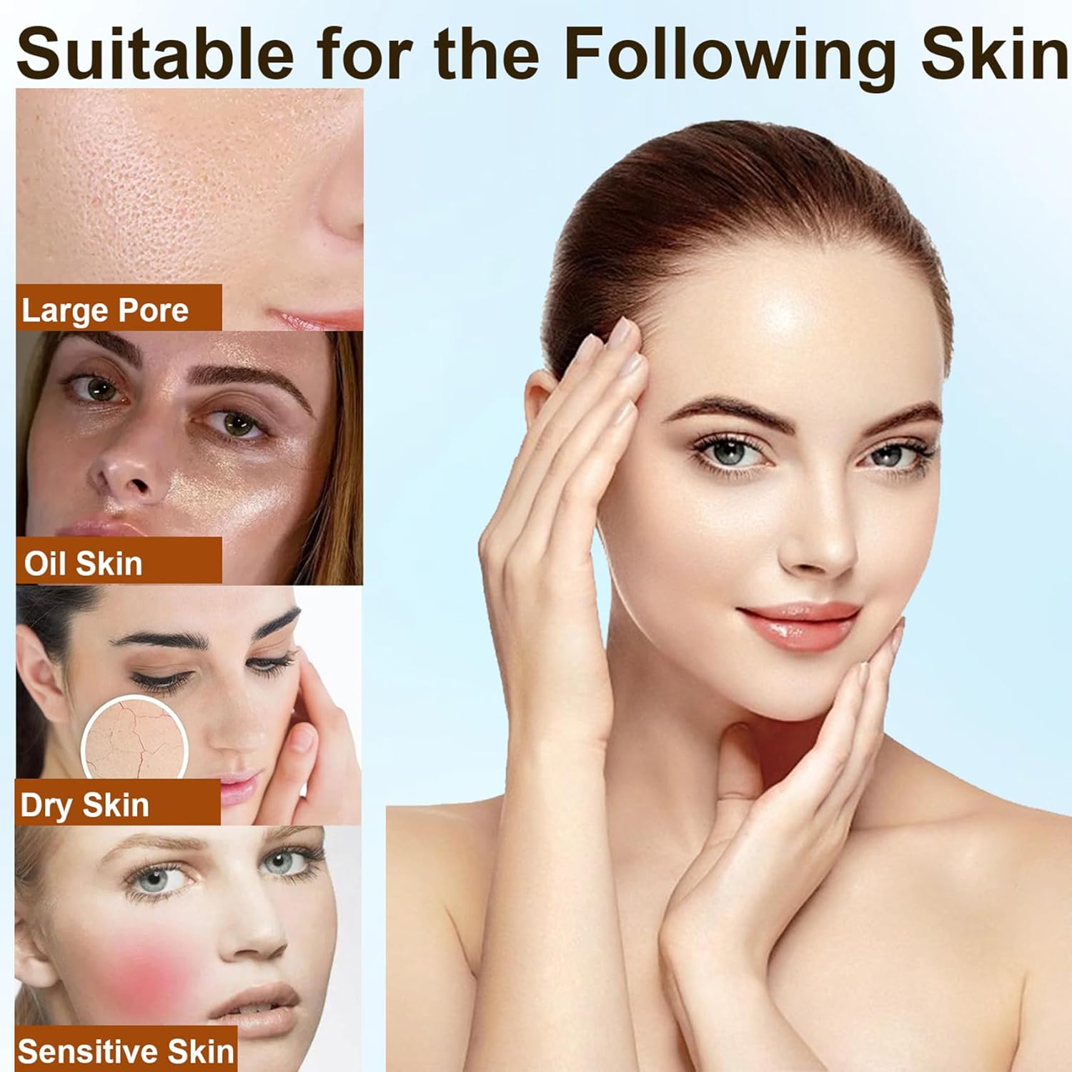 2 Pieces Sadoer Niacinamide Serum for Face, Anti Aging Serum, Hydrating Serum for Moisturize Skin, Oil Control, Pore Reducer, Reduces Skin Dullness and Delay Aging, Niacinamide Face Serum for all Skin