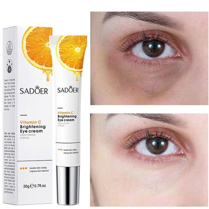 Vitamin C Eye Cream, Brightening Eye Cream, Moisturizing Eye Cream  Eye Cream Dark Circles Whitening Eye Cream Wrinkle Remover