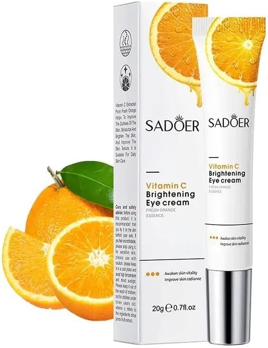 Vitamin C Eye Cream, Brightening Eye Cream, Moisturizing Eye Cream  Eye Cream Dark Circles Whitening Eye Cream Wrinkle Remover