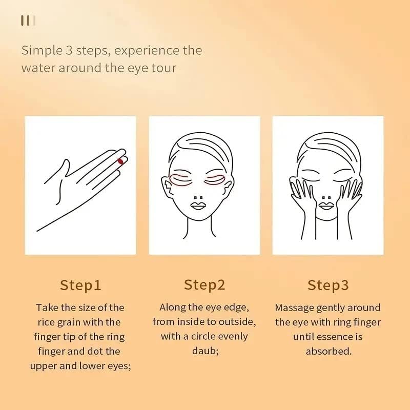 Vitamin C Eye Cream, Brightening Eye Cream, Moisturizing Eye Cream  Eye Cream Dark Circles Whitening Eye Cream Wrinkle Remover