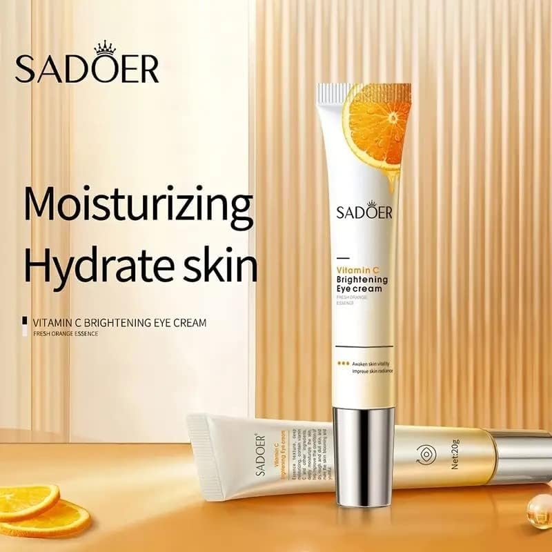 Vitamin C Eye Cream, Brightening Eye Cream, Moisturizing Eye Cream  Eye Cream Dark Circles Whitening Eye Cream Wrinkle Remover