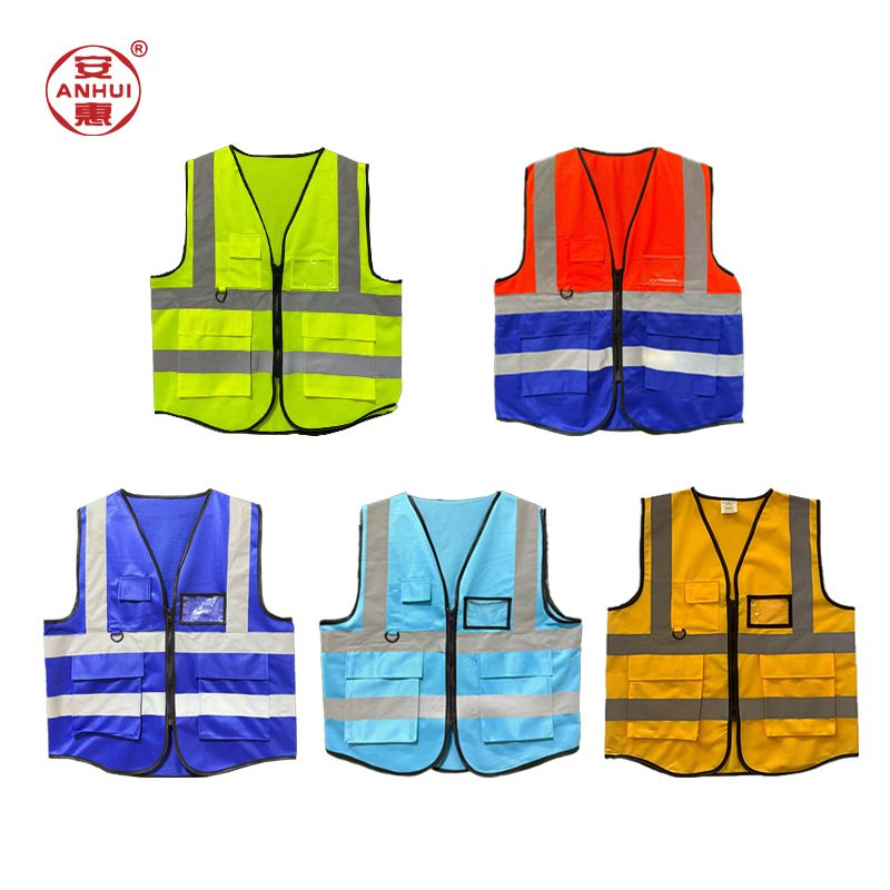 Reflective vest-（Warp knitted fabric）
Reflective vests, vests,outdoor safety construction, multi-pocket reflective vests for construction sites at night，Wholesale of printed construction reflective