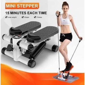 🤪🤪🤪ENHANCE BODY FITNESs💫🤪Mini Stepper Exercise Machine For Weight Loss with resistance bands.This mini exercise stepper machine is built with the latest detachable ABS material footplates, with s