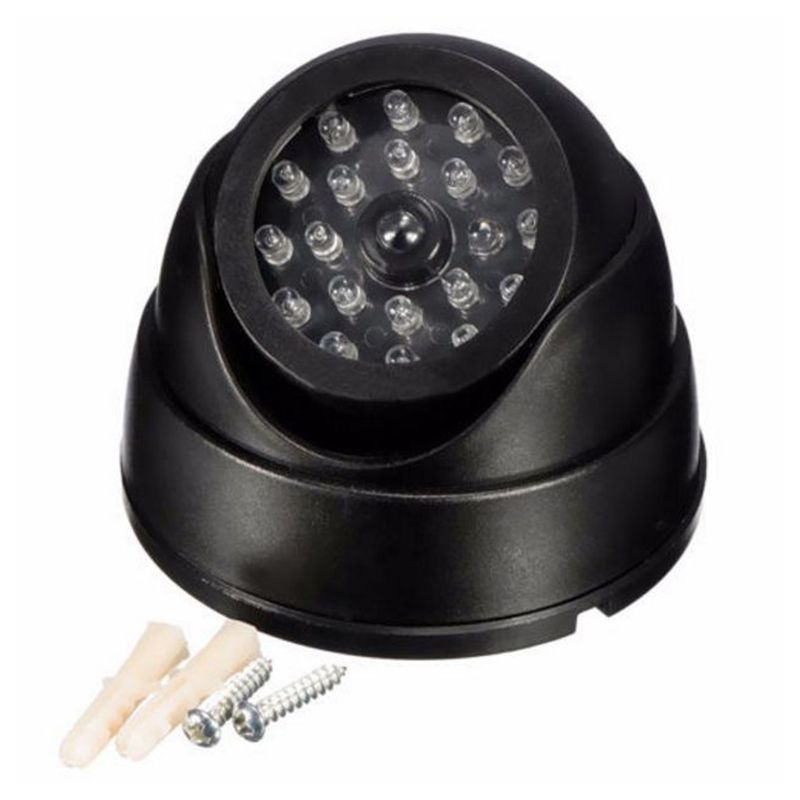 Dummy Dome Fake Camera Fake iP Security Vedio with Flashing LED Light Home Store Security CCTV Video Surveillance Accessories