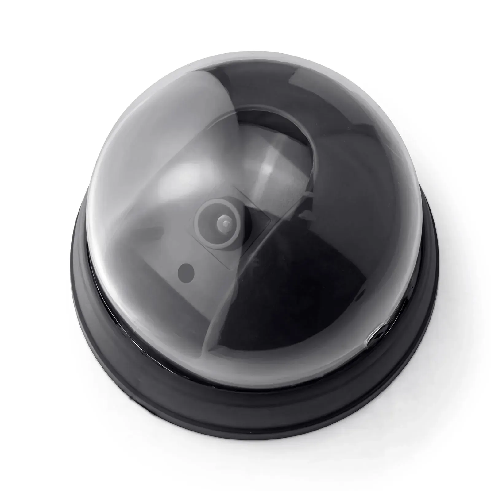 Creative Black Plastic Dome CCTV Dummy Camera Flashing Led Fake Camera Surveillance Security System