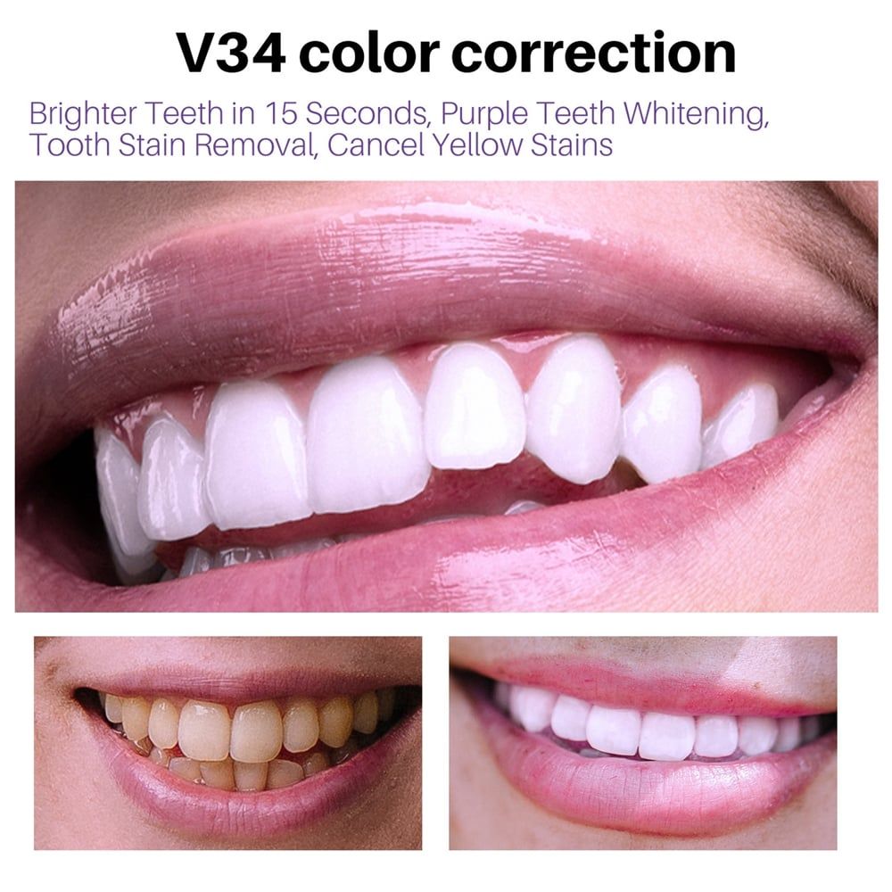 50ml Teeth Whitening Mousse Deep Cleaning Cigarette Stains Repair Bright Neutralizes Yellow Tones Dental Plaque Fresh Breath