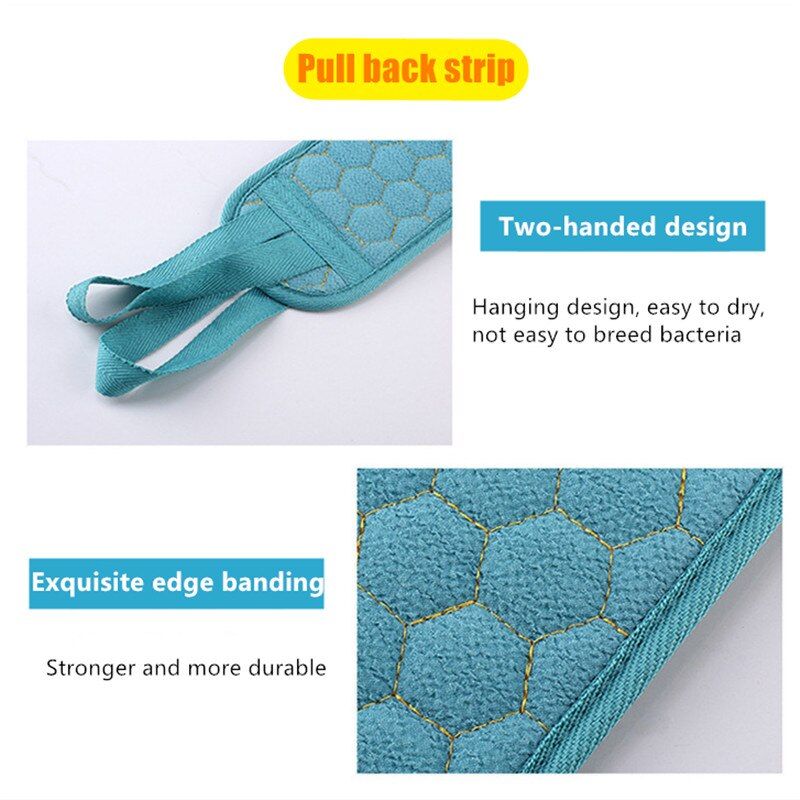 3pcs/set Bath towel Deep Exfoliation Glove kit Body Exfoliator Scrubbers for Use In Shower or Bath Scrub Wash Mitt Dropshipping