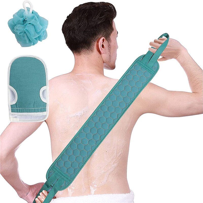 3pcs/set Bath towel Deep Exfoliation Glove kit Body Exfoliator Scrubbers for Use In Shower or Bath Scrub Wash Mitt Dropshipping