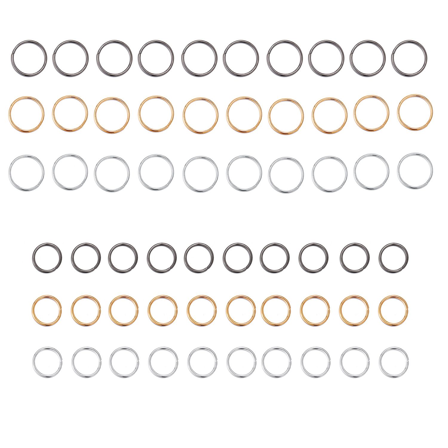 New 60pcs/pac Nose Ring Creative Nail Studs Nose Ornament Lip Rings Body Piercing Body Decoration Jewelry