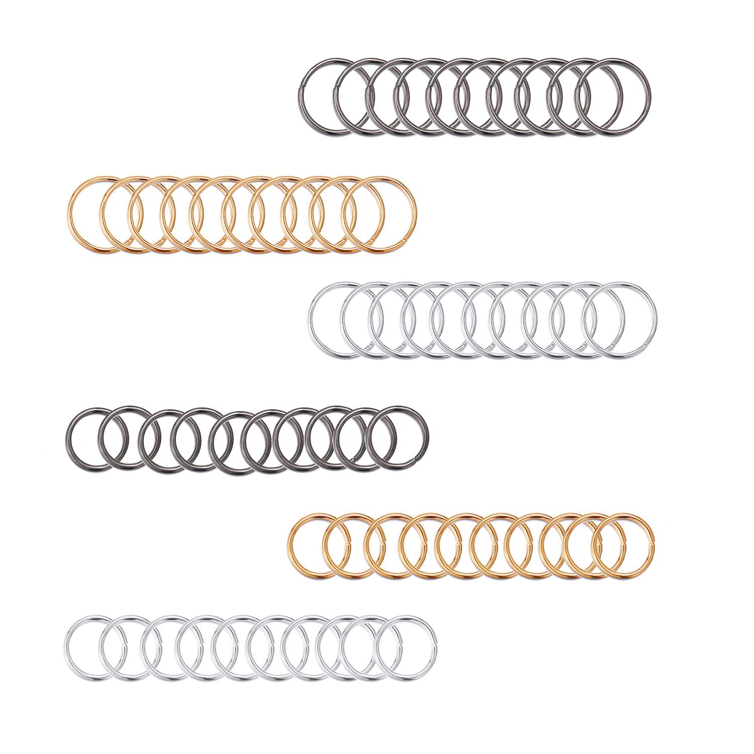 New 60pcs/pac Nose Ring Creative Nail Studs Nose Ornament Lip Rings Body Piercing Body Decoration Jewelry