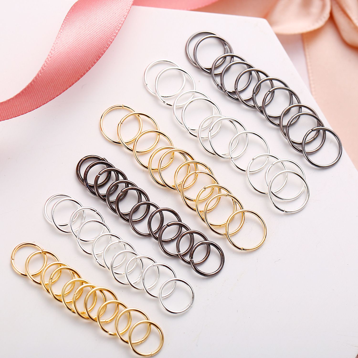 New 60pcs/pac Nose Ring Creative Nail Studs Nose Ornament Lip Rings Body Piercing Body Decoration Jewelry