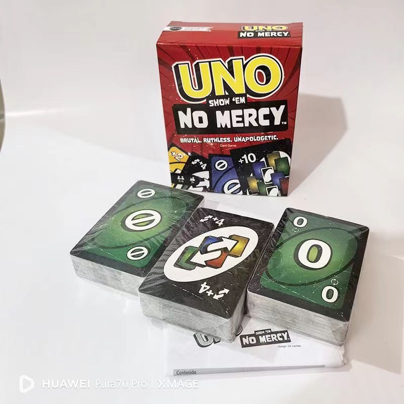 Uno No mercy Game Board Games UNO Cards Table Family Party Entertainment UNO Games Card Toys Children Birthday Christmas