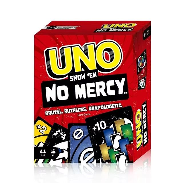 Uno No mercy Game Board Games UNO Cards Table Family Party Entertainment UNO Games Card Toys Children Birthday Christmas