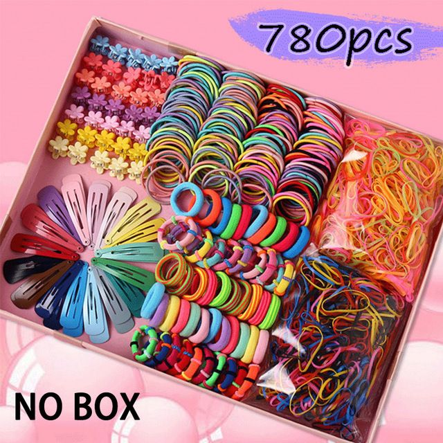 Fashion Baby Kids Colorful Hair Band Rubber Hair Tie Girls Ponytail Hair Accessories