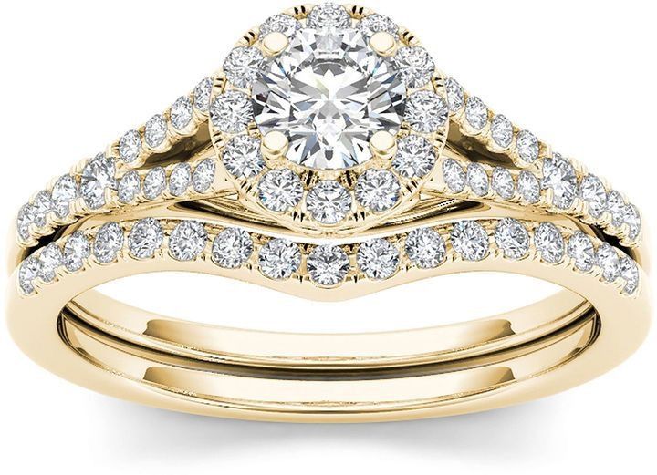 Luxury Wedding Engagement Lover's Ring Set Bling Iced Out Geometric AAA Cubic Zircon Crystal Ring for Couple Women Men
