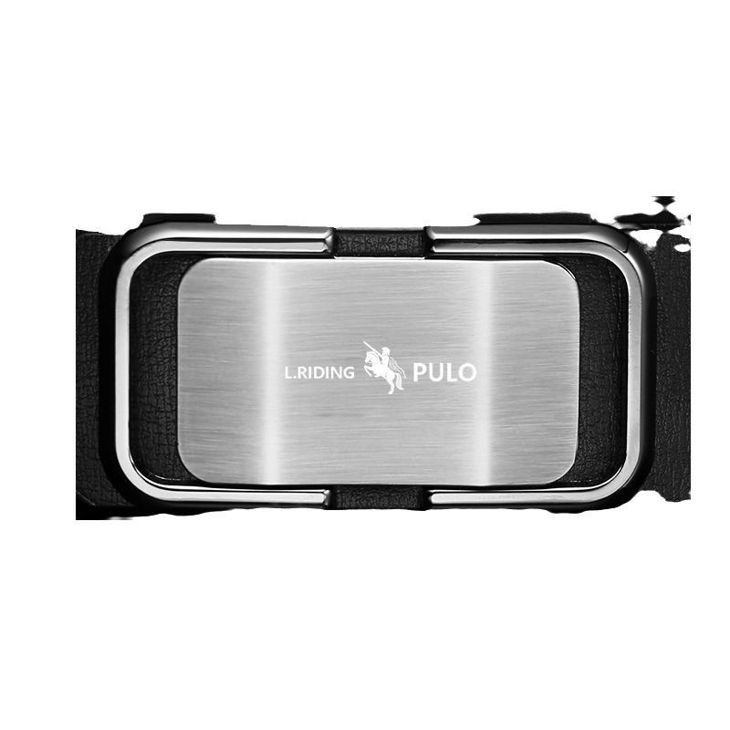 New product Belt men's genuine leather toothless automatic buckle cowhide belt men's business casual Belt width 3.5cm