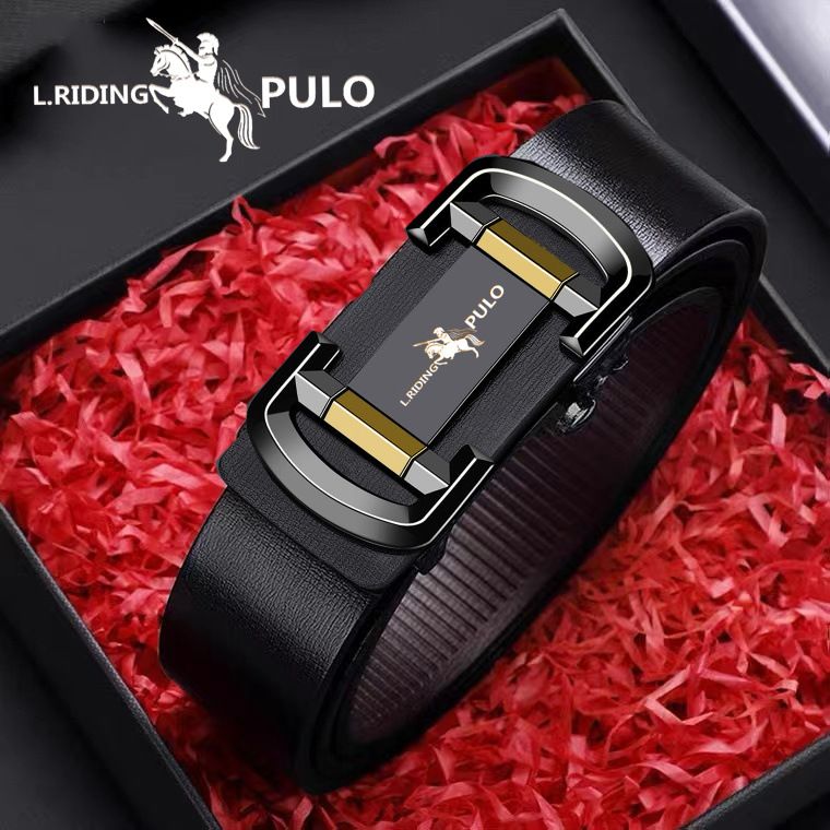 New product Belt men's genuine leather toothless automatic buckle cowhide belt men's business casual Belt width 3.5cm