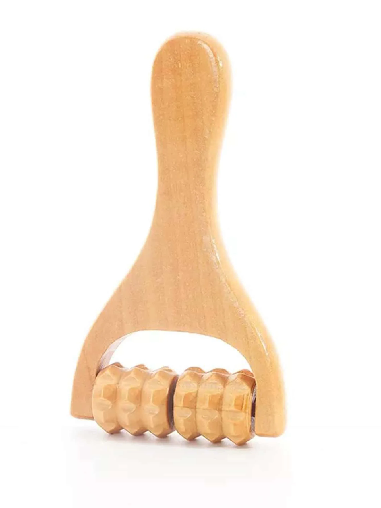 Mini Wooden Roller Massager Neck Shoulder Leg Universal Hand Massager Massage Tool Acupoint Foot Massager Muscle Pain Relief