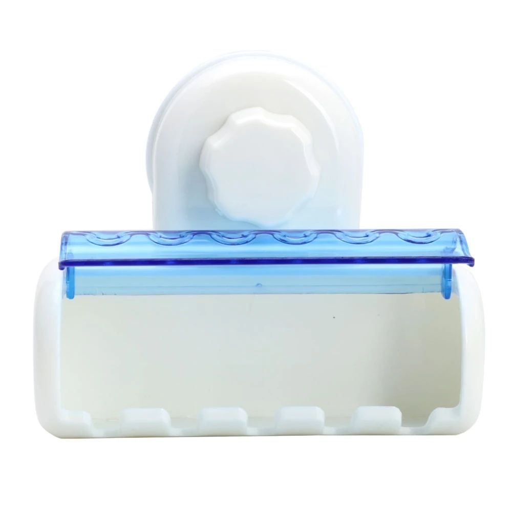 Toothbrush Holder Wall Mount Toothbrush Rack Stand Hooks Suction Cup Tooth Brush Holder Household Tool Bathroom Accessories
