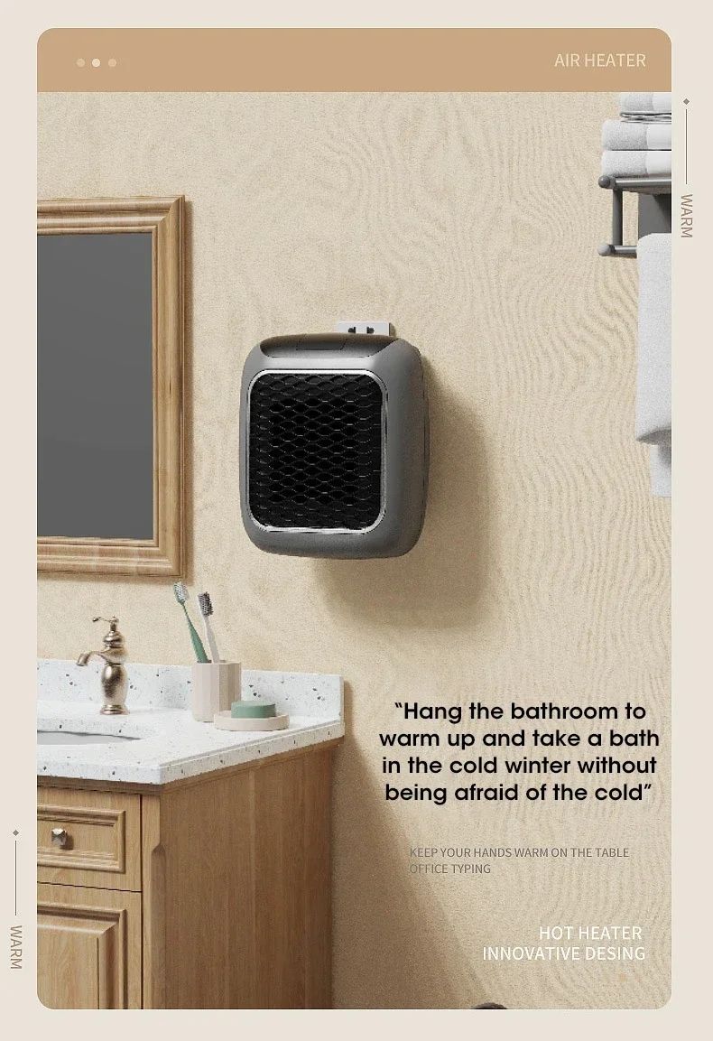 Portable Electric Heater Small Solar Energy Saving Fast Heating Bedroom Heater Home Use Warming Device Compact Size