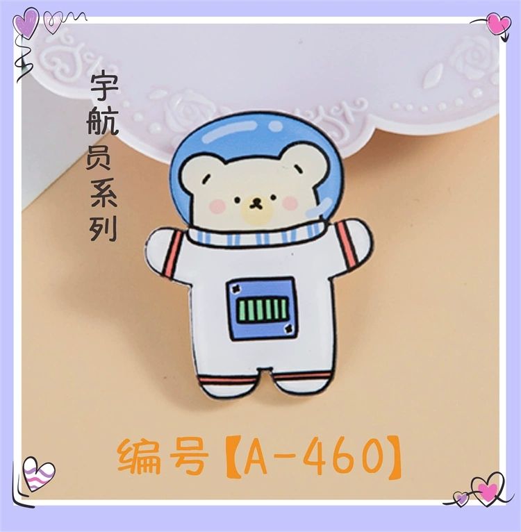15 pieces of kawaii cartoon animal acrylic pins and aesthetic brooches for children's bags, backpacks, hats, jackets, backpacks, and backpack accessories.