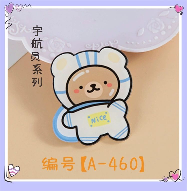 15 pieces of kawaii cartoon animal acrylic pins and aesthetic brooches for children's bags, backpacks, hats, jackets, backpacks, and backpack accessories.