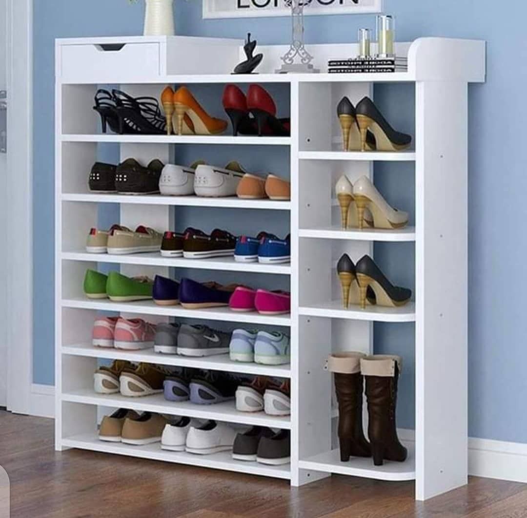 Modern wooden high quality shoe rack