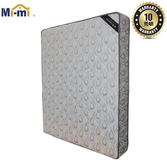 MIMI Spring Mattress High Density Quilted Medium Home Living Bedroom Soft And Long Lasting Mattress Comfy and Health Mattress (Random Colour) 10 years Warranty