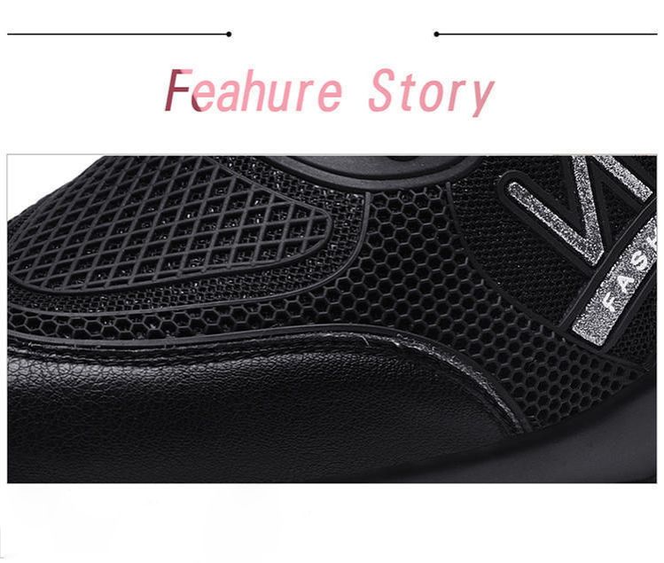 New mesh breathable women' s increase casual shoes, comfortable and durable walking shoes