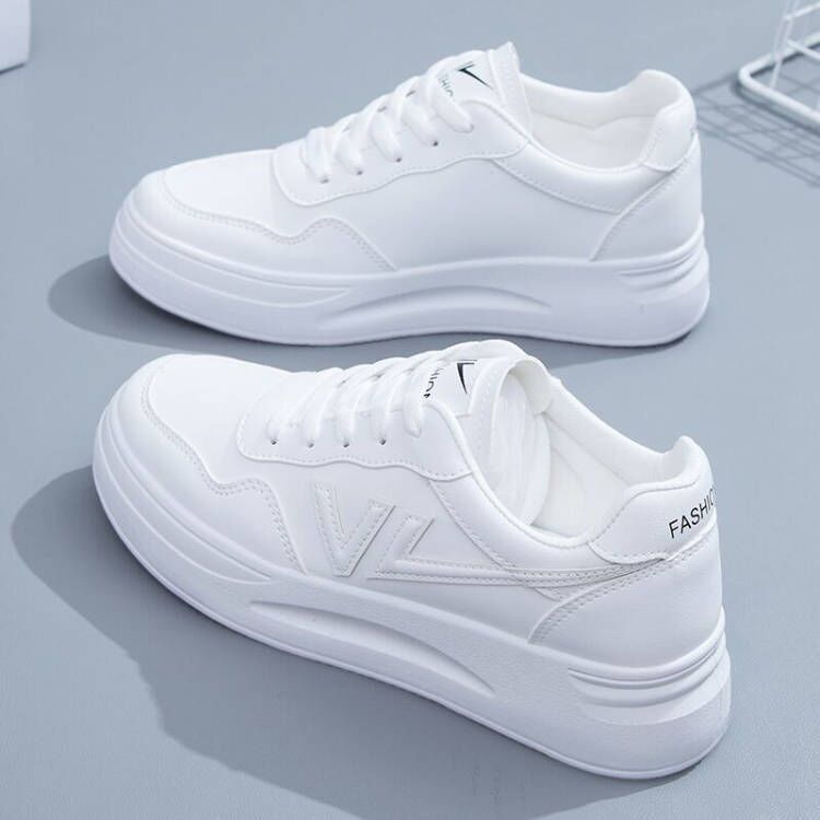 Sneakers for Women Solid Color Flats Comfortable Mesh Breathable White Casual Female Platform Sport