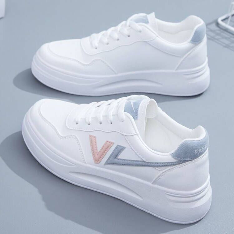 Sneakers for Women Solid Color Flats Comfortable Mesh Breathable White Casual Female Platform Sport