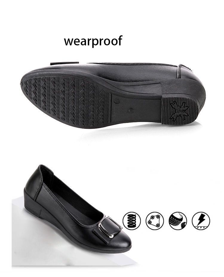 Factory outlet Wholesale ladies shoes cheap comfort soft insole women pumps shoes ballerinas PU leather summer flats for women