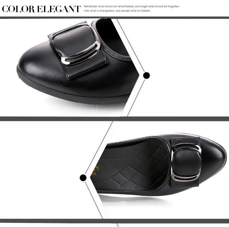 Factory outlet Wholesale ladies shoes cheap comfort soft insole women pumps shoes ballerinas PU leather summer flats for women