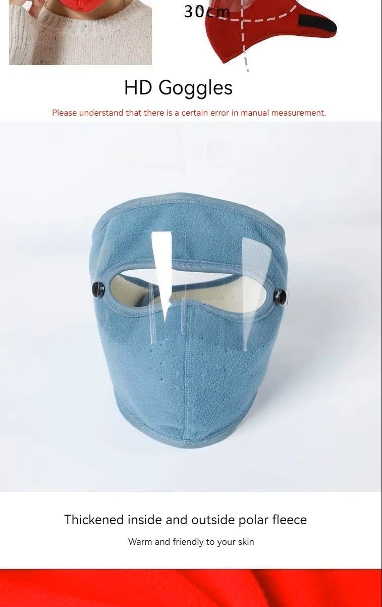 Highly Breathable Outdoor Sports Winter Warm Mask Motorcycle Bicycle Full Face Riding Mask Breathable Ski Mask