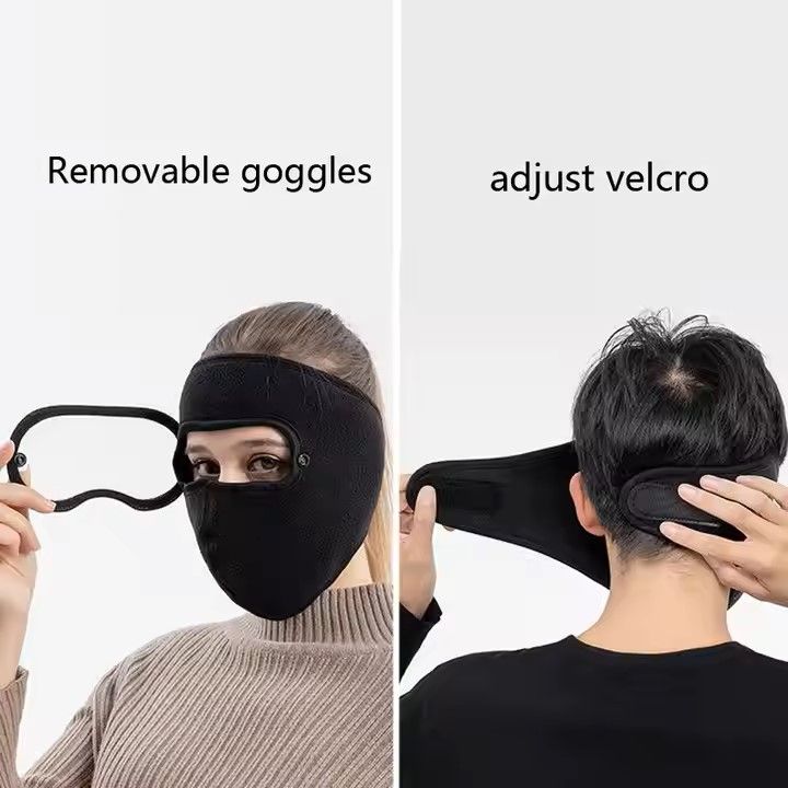Highly Breathable Outdoor Sports Winter Warm Mask Motorcycle Bicycle Full Face Riding Mask Breathable Ski Mask