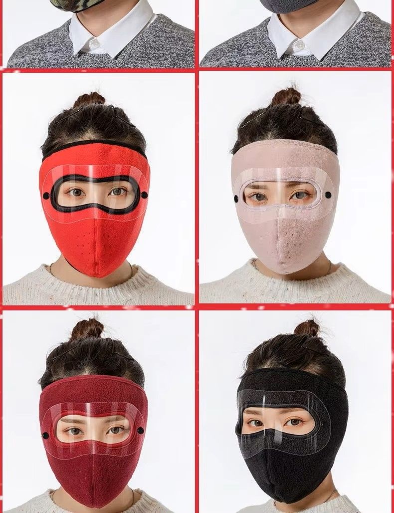 Highly Breathable Outdoor Sports Winter Warm Mask Motorcycle Bicycle Full Face Riding Mask Breathable Ski Mask