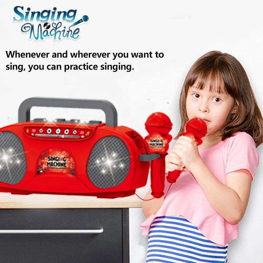 Baby Preschool Electronic Musical Microphone Kids Instrument Set Children Singing Machine Toy For Girls