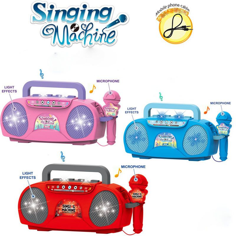 Baby Preschool Electronic Musical Microphone Kids Instrument Set Children Singing Machine Toy For Girls