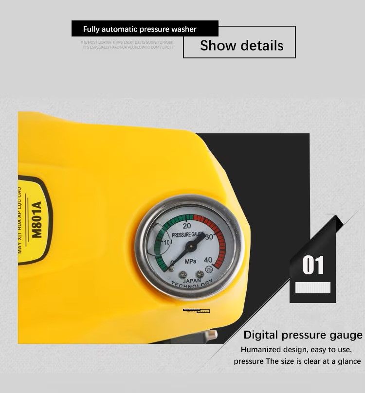 High pressure washer pump car wash 220V 8-10MPA car wash pump portable car wash cleaning pump