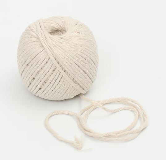 Cotton Twine Thread string for Binding, crafting, attaching gift tags, bouquet garnish, table setting rope string
