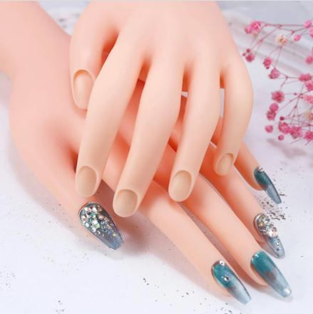 Hand training dummy cosmetology nail practice mannequin hand doll bracelets/rings/jewelry display stand